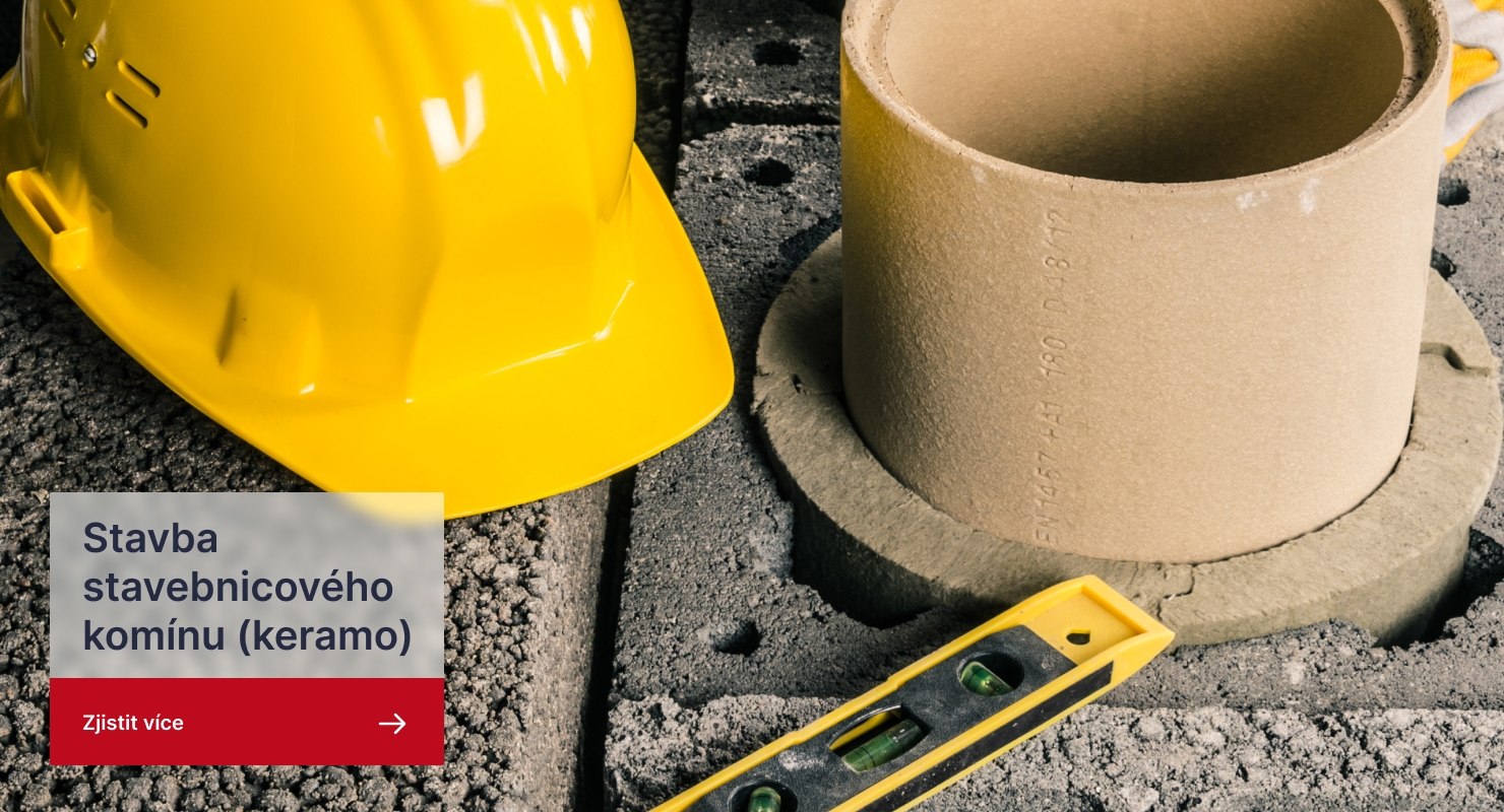 stavba stavebnicového komínu